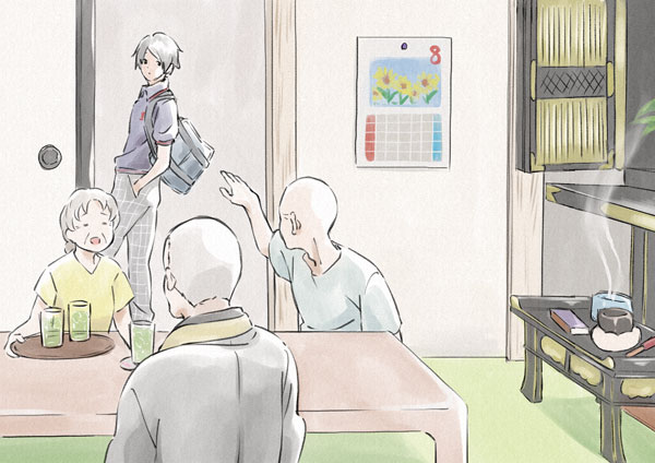 イラスト 岡山県真光寺住職 守城尚子さん